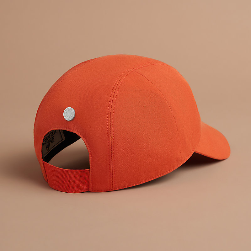 Casquette Paddock - Orange | Hermès France